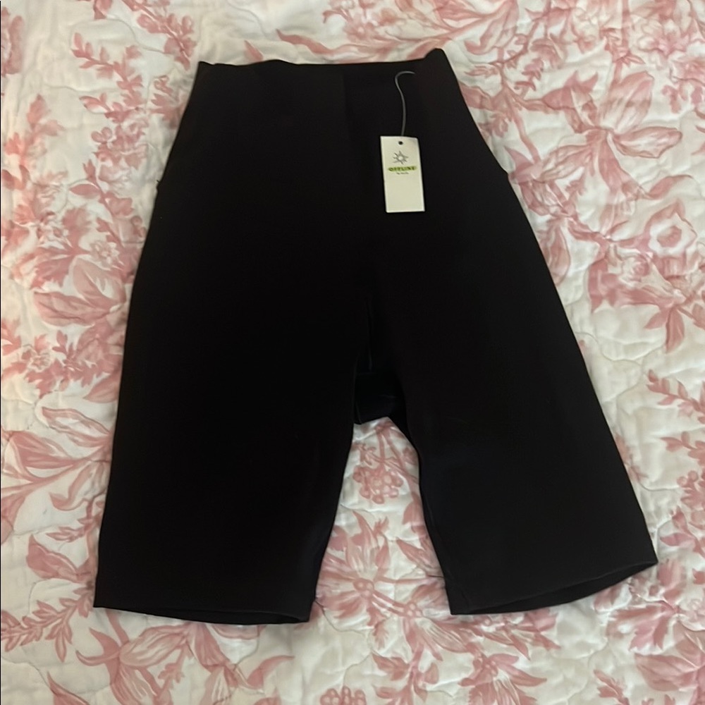NWT Aerie Black Biker Shorts